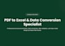 accurate document conversion to excel and word format